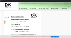 Desktop Screenshot of djk-obernau.de