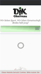 Mobile Screenshot of djk-obernau.de