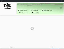 Tablet Screenshot of djk-obernau.de